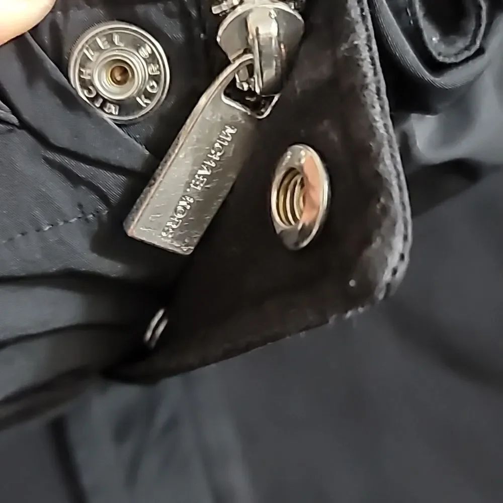 Micheal Kors Light Button up Jacket with Hood - Picture 10 of 13